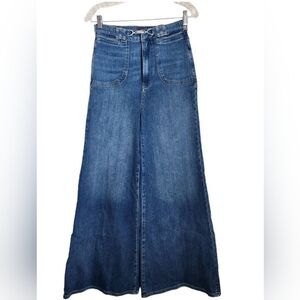 NWOT Pilcro wide leg high rise jeans